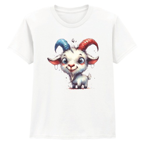 Cute goat kids - kids, t-shirt