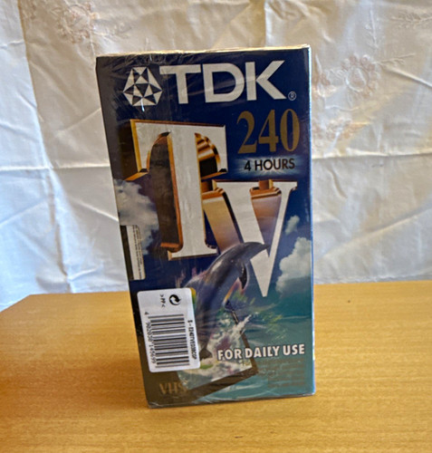 Tdk tv240 vhs recordable blank - tdk,