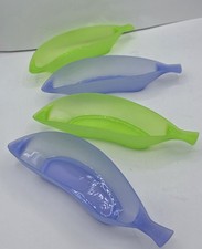  4 Plastic Banana Split Boats