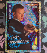 Laser Screwdriver G10 Glitter Foil Doctor Who Alien Armies Panini 2009 NM/Exc