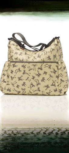 Babymel cream with brown bow