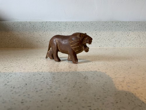 Vintage hand carved wooden - hand,