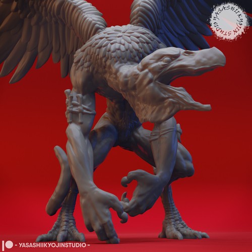 Vrock 54mm miniature for - miniature,