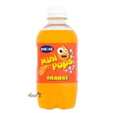 Zodiac Mini Pops Orange, Lemonade, Bubblegum, Dandelion & Burdock Bottle 330ml