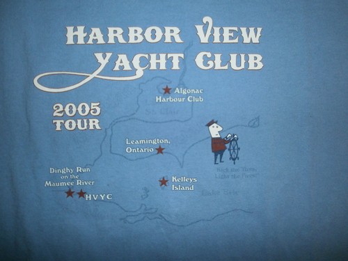 Harbor view yacht club - t, shirt