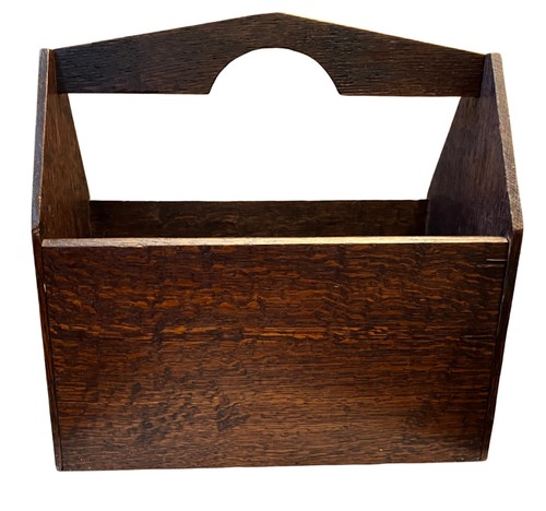 Antique oak magazine - antique,