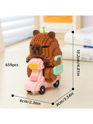 2288pcs sakura capybara san - 2288pcs, capybara-san