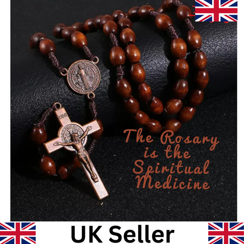 Handmade wooden rosary beads - rosary,