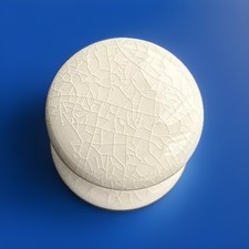 ?BNWT Bundle 12 x Ceramic Crackle Effect Drawer Knobs / Pull Handles & Screws