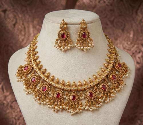 Gold plated pota stone pearl - stone,