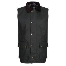 Regatta Professional Mens Banbury Country Wax Bodywarmer Gilet Black Medium NEW