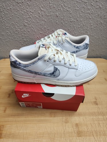 Nike dunk low washed - washed, denim