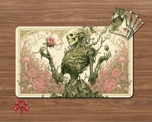 Mtg playmat bone vine - vine, pink