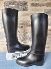 Toggi Knee High Kudu Horse Riding Boots Black Leather Womens Uk Size 6/6.6 A VGC