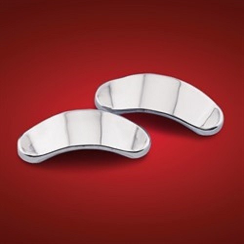 Handlebar clips chrome big - chrome, *big