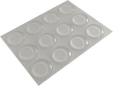 12 Clear Self Adhesive Round