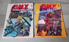 BMX action bike book & action hotshots paperbacks x 2 1984 Hippo Books