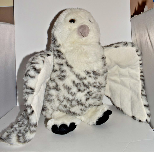 Life size snowy owl - size, plush