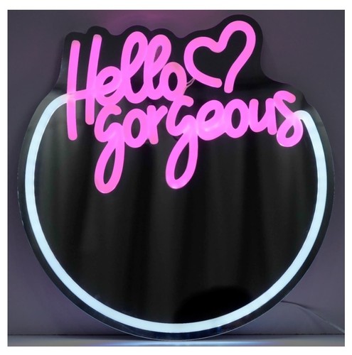 New vibes hello gorgeous - hello, pink