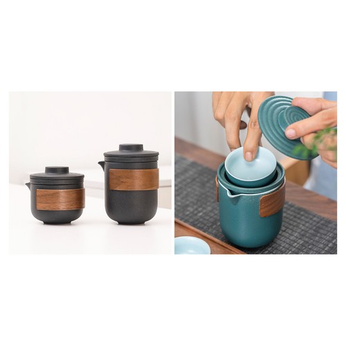 Travel tea set portable - tea,