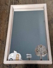 Wooden Caravan Mirror