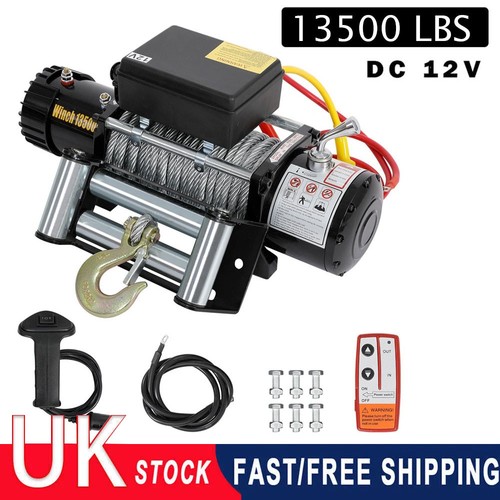 Electric winch 12v 13500lb - electric,