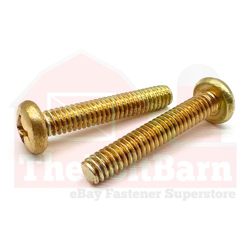 Brass phillips pan head - brass,
