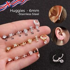 Hoop Earrings Ring 6mm