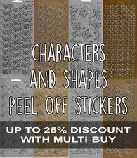 Character & Shapes Peel Off