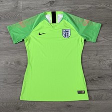 England Lionesses Nike 2018 Player Issue Green Goalkeeper Shirt Women’s Small
