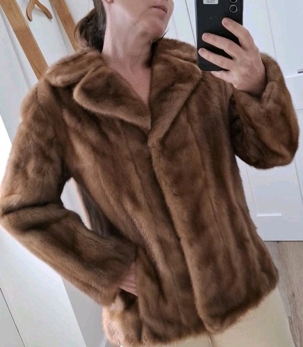 Vintage mink fur coat jacket - vintage,