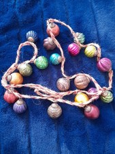 IAN SNOW BAUBLE GARLAND. BOHO