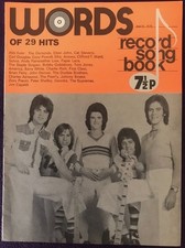WORDS - RECORD SONG BOOK