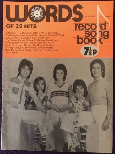 Words record song - record, book
