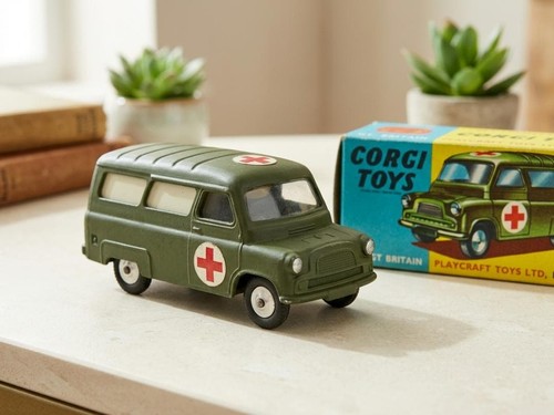 Corgi bedford ambulance green - corgi,
