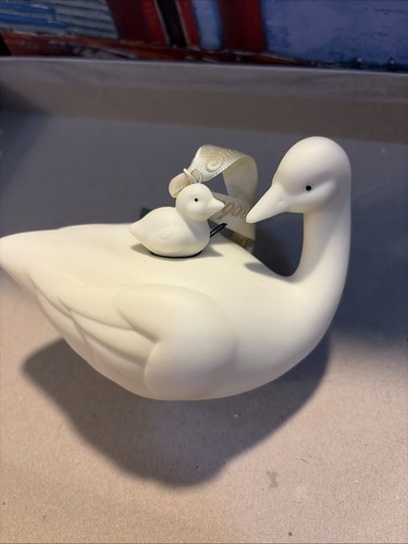 Snow baby swan - swan, ornament