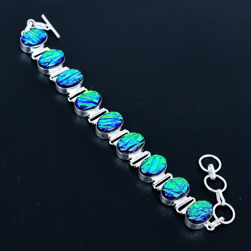 Ammolite oval gemstone 925 - ammolite,