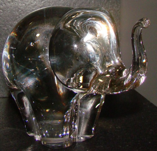 Wedgwood artglass elephant - wedgwood,