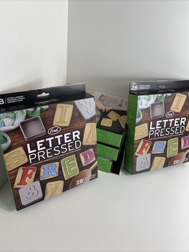 Fred alphabet letter - fred, pressed
