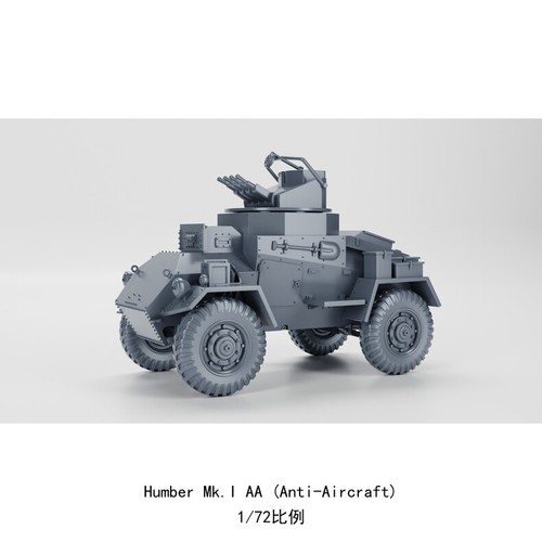 Print british humber - 1/72,