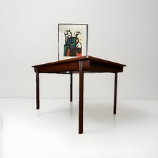 VINTAGE WHITE & NEWTON MID CENTURY TEAK EXTENDING DINING TABLE DANISH ERA 60s 