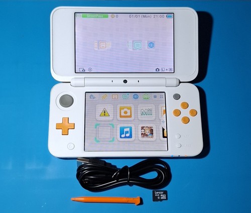 New 2ds white orange - xl,