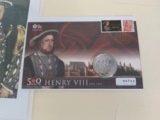 Accession Of Henry VIII Five Pounds The Royal Mint Coin