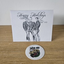 Blink 182 Official Christmas Card and Sticker Dogs Eating Dogs Tom Delonge