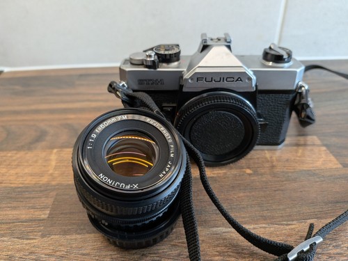 Fujica stx silver 35mm slr - fujica,