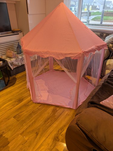 Large pink play tent - pink,