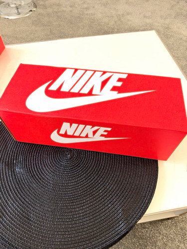 Nike red cardboard - red, empty
