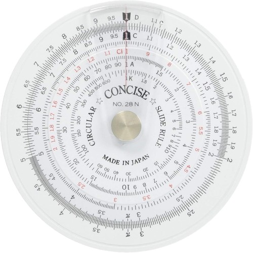Concise circular slide - circular, rule