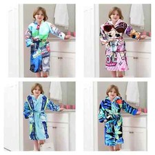 Kids Bathrobe Children 100%