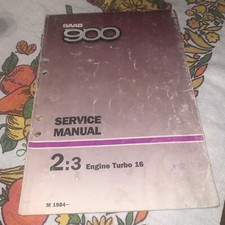 OEM Dealership Saab 900C 1984